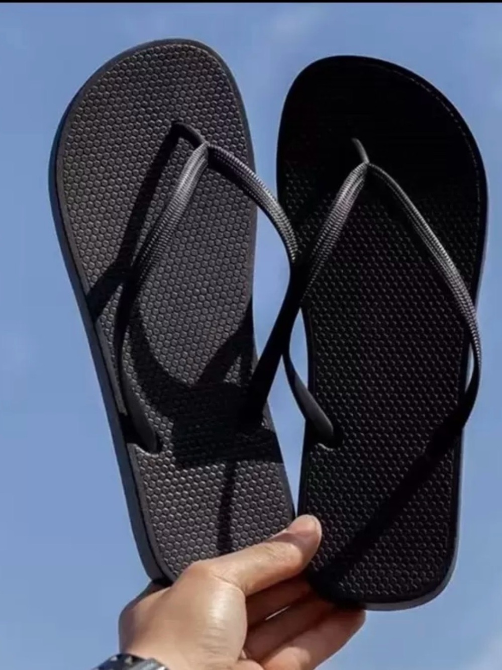 Classic Black Women's Flip Flops - Comfortable Everyday Sandals